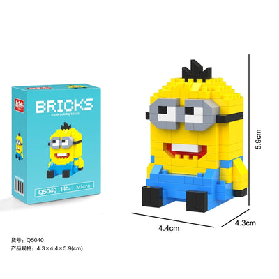Ensemble de mini blocs de construction - Bricks - Minion