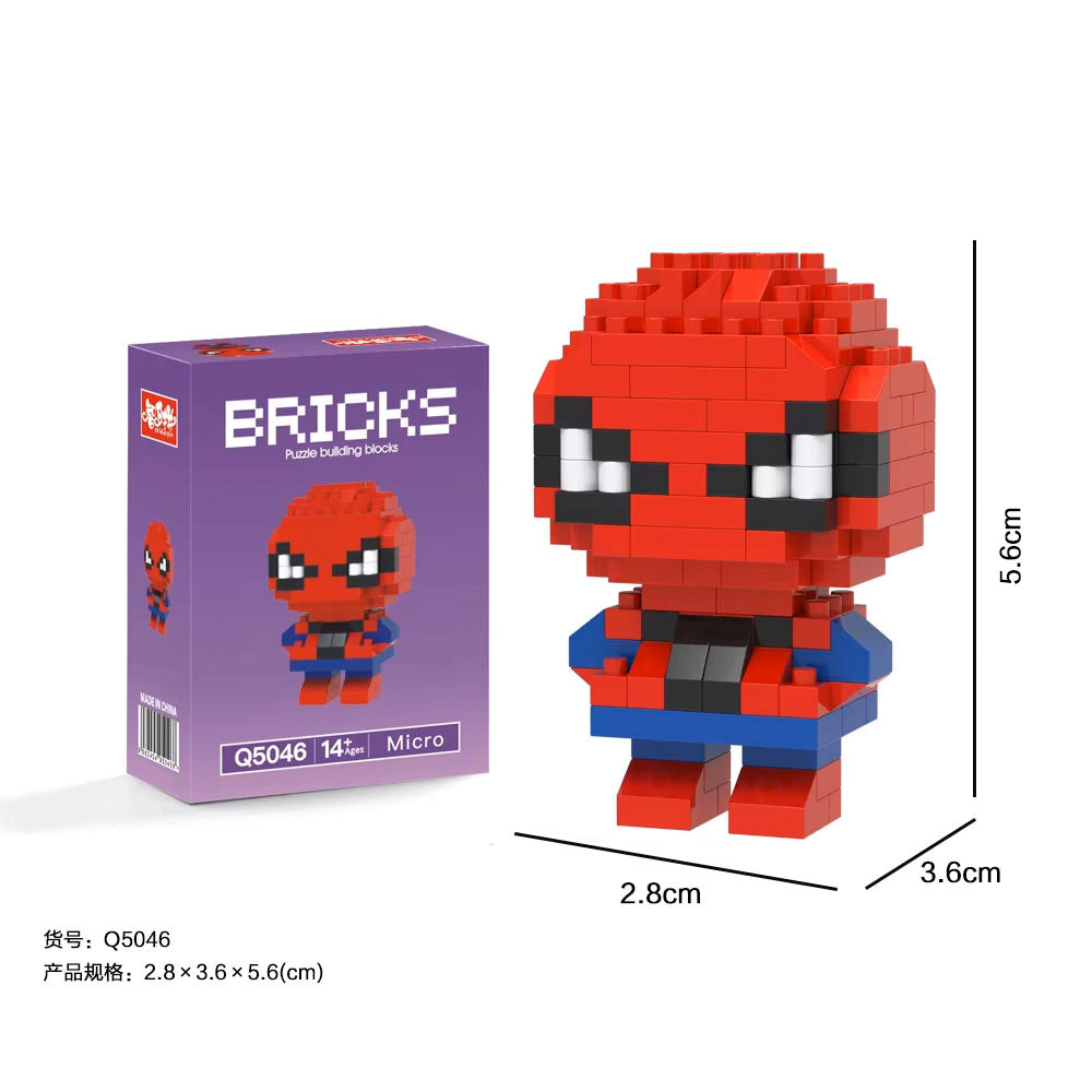 Ensemble de mini blocs de construction - Bricks - Spiderman