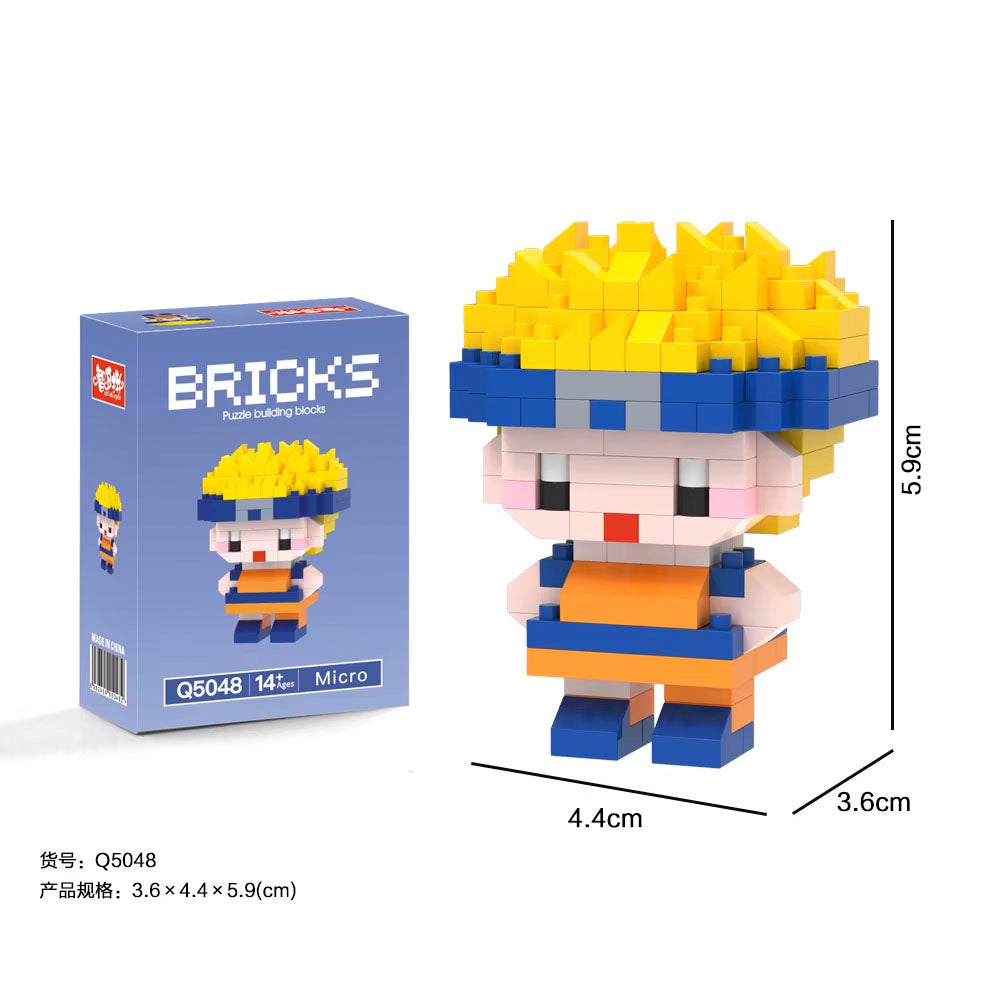 Ensemble de mini blocs de construction - Bricks - Naruto