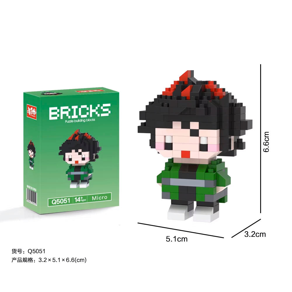 Ensemble de mini blocs de construction - Bricks - Tanjiro Kamado