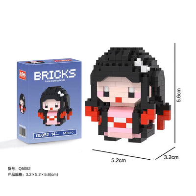 Ensemble de mini blocs de construction - Bricks - Nezuko Kamado