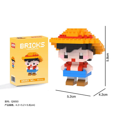 Ensemble de mini blocs de construction - Bricks - Luffy