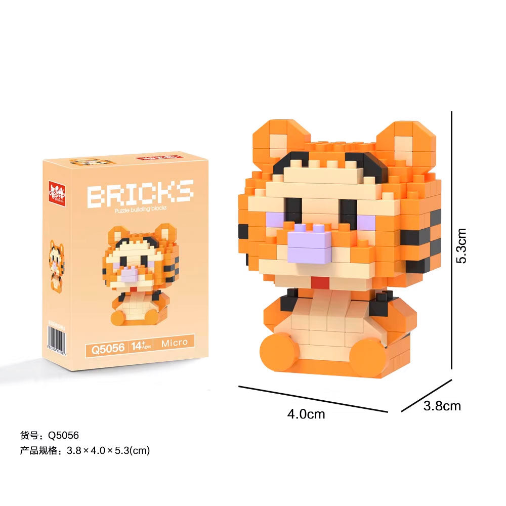 Ensemble de mini blocs de construction - Bricks - Tigrou