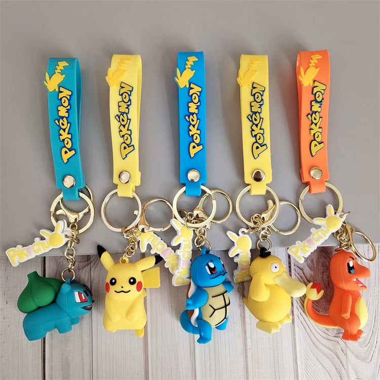 Porte-clé de Pokémon en silicone - Psyduck