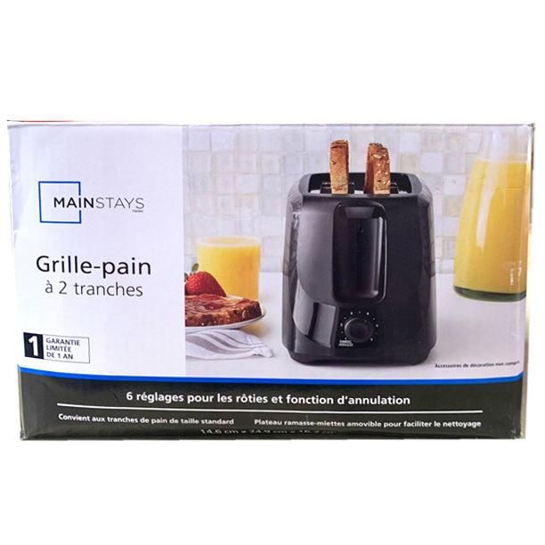 Grille-pain 2 tranches - Mainstays - Retour Magasin