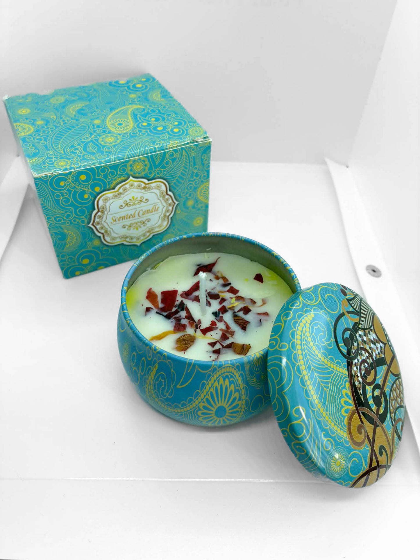 Chandelle de soja aromatisé aux huiles essentielles