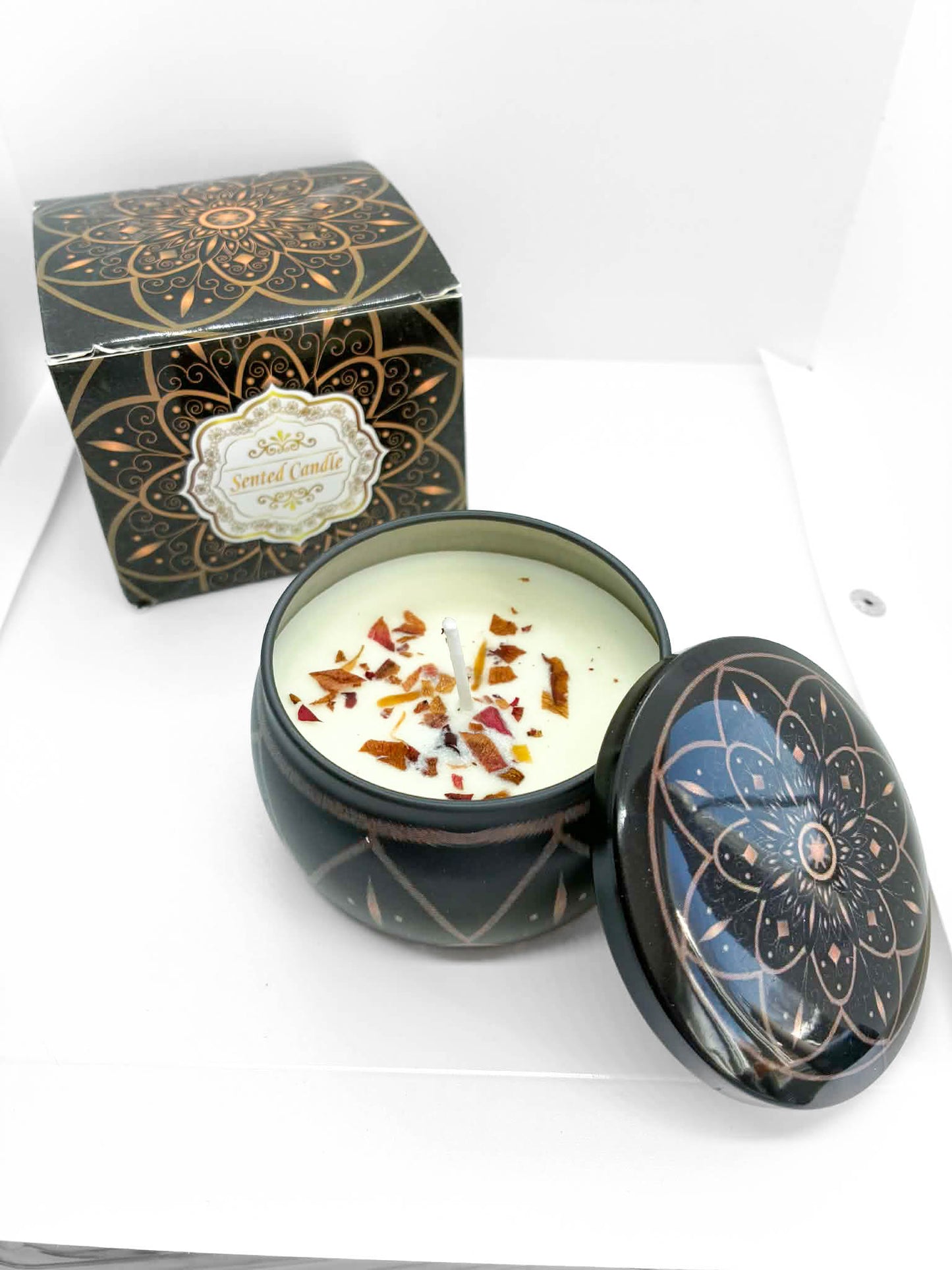 Chandelle de soja aromatisé aux huiles essentielles