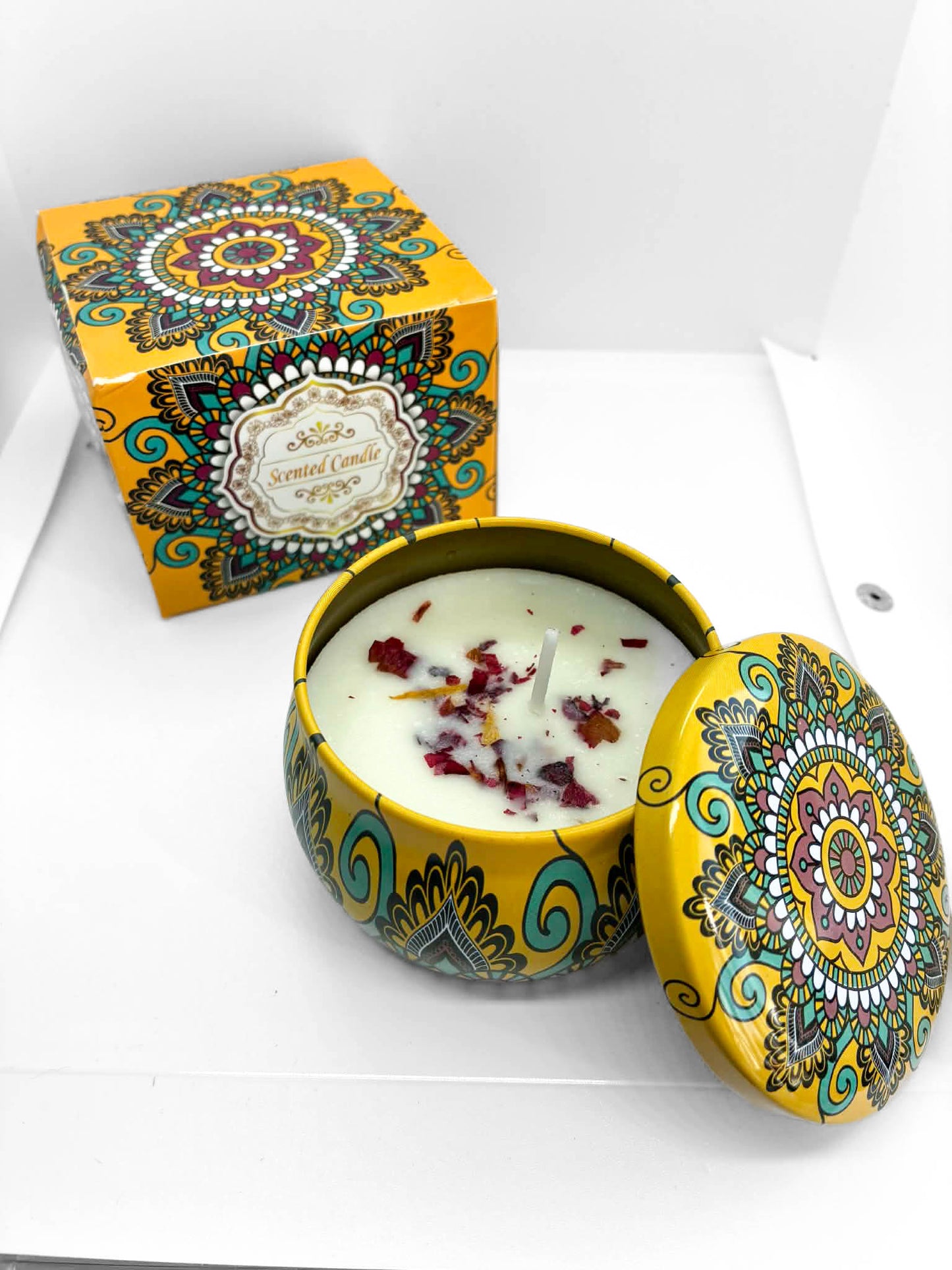 Chandelle de soja aromatisé aux huiles essentielles