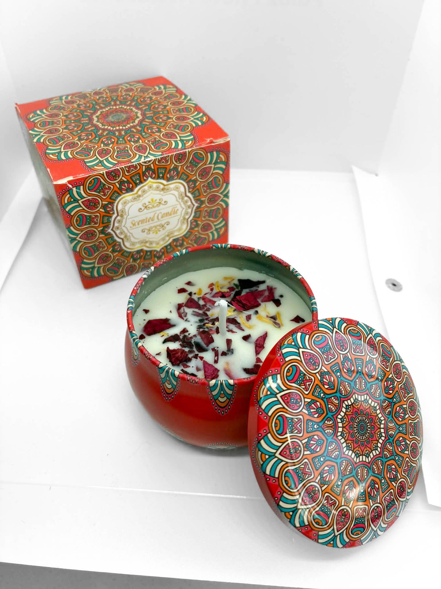 Chandelle de soja aromatisé aux huiles essentielles