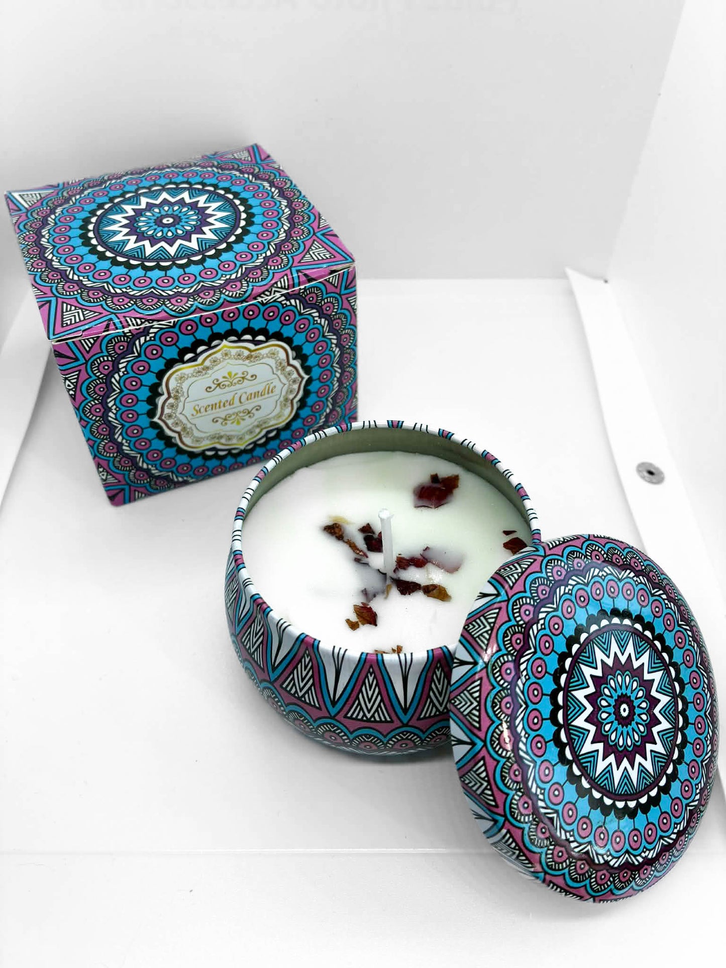 Chandelle de soja aromatisé aux huiles essentielles