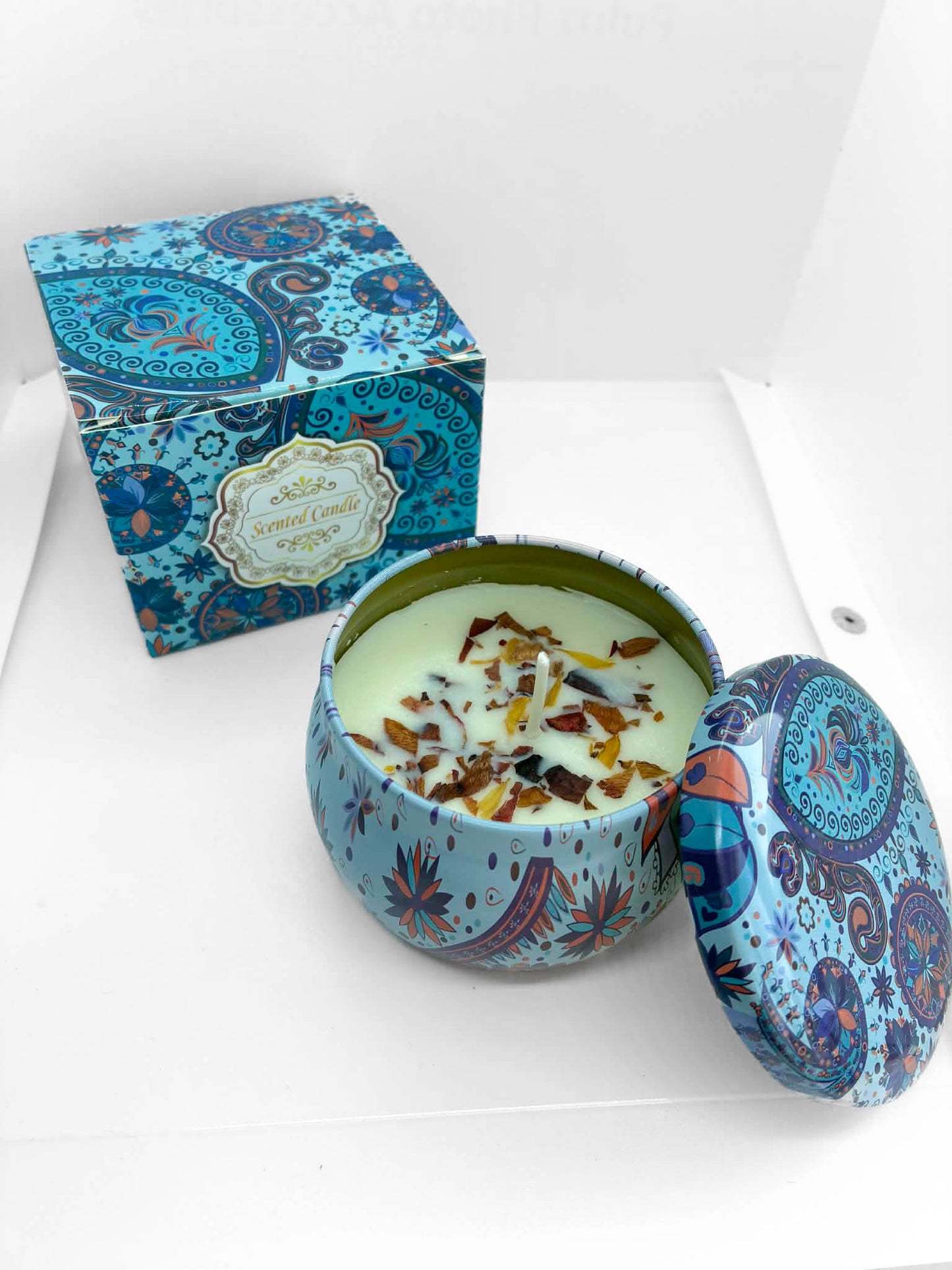 Chandelle de soja aromatisé aux huiles essentielles