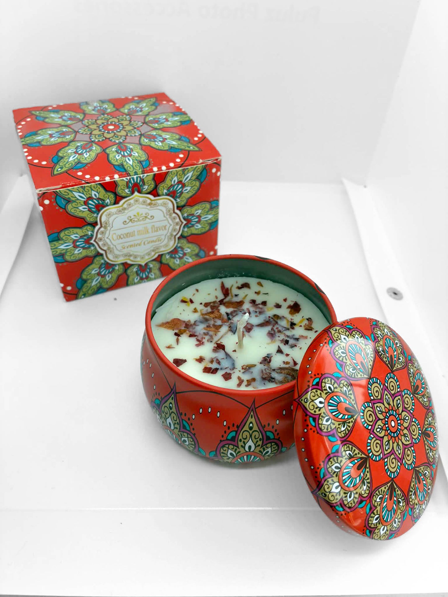 Chandelle de soja aromatisé aux huiles essentielles