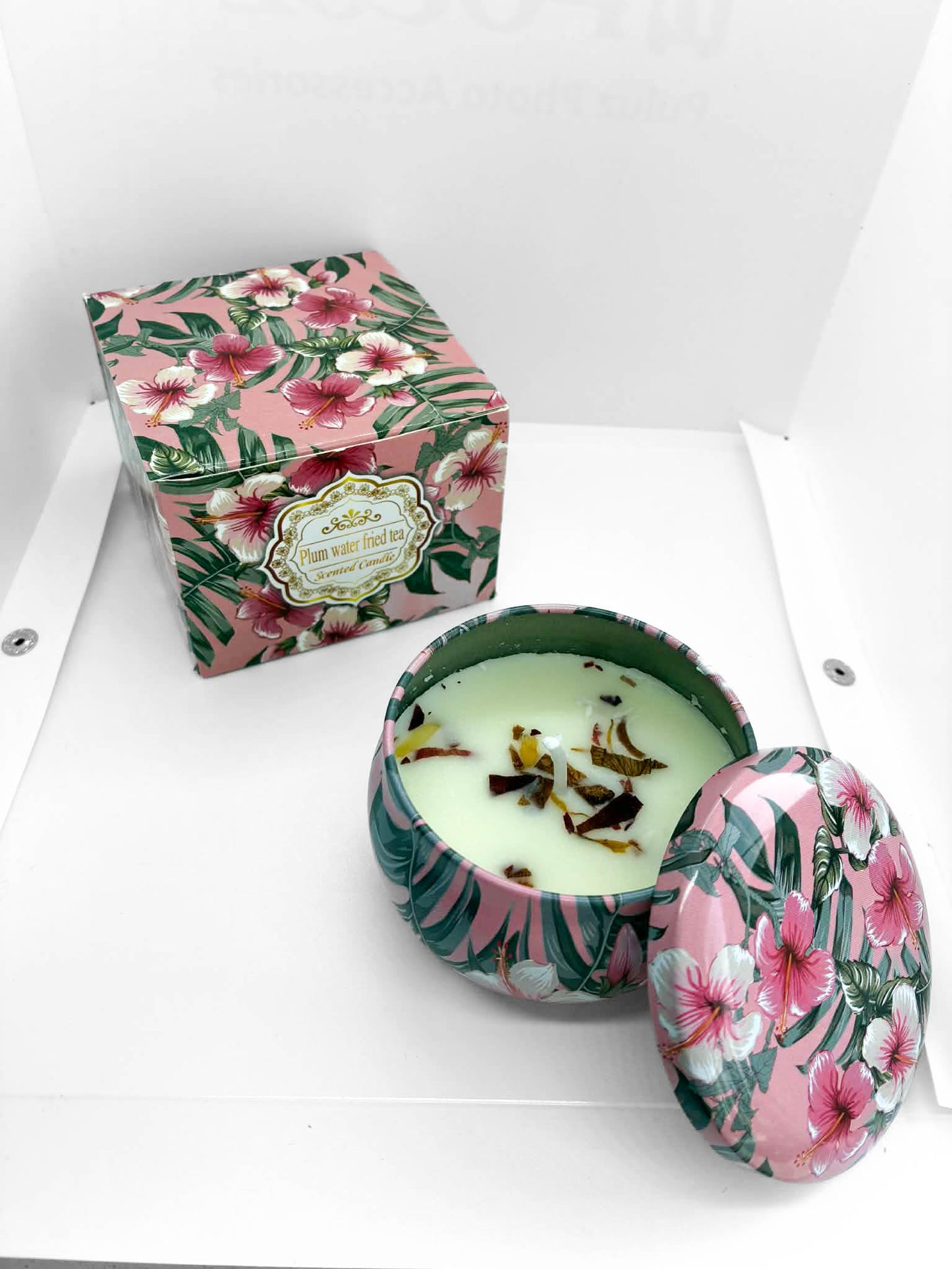 Chandelle de soja aromatisé aux huiles essentielles