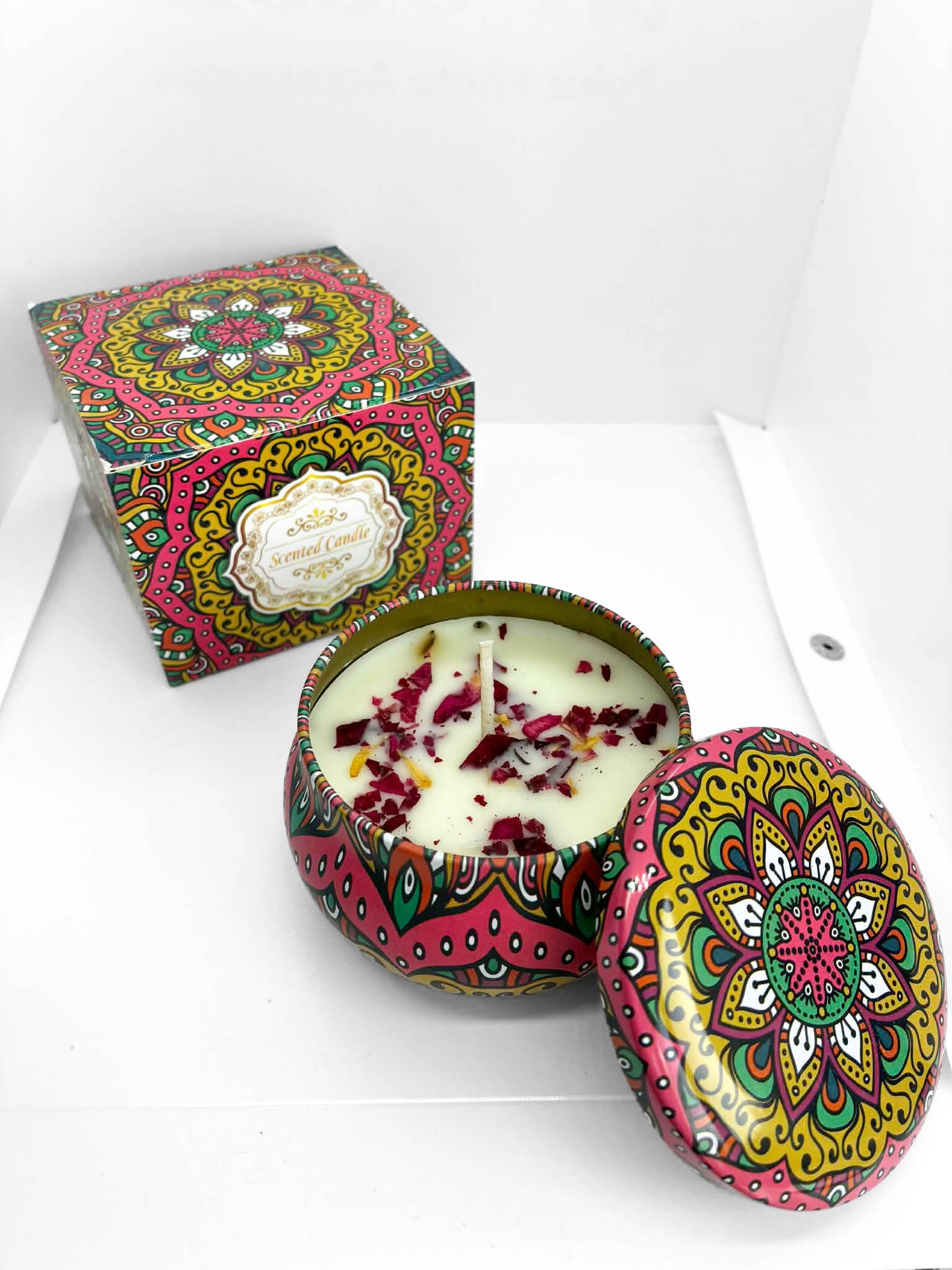 Chandelle de soja aromatisé aux huiles essentielles