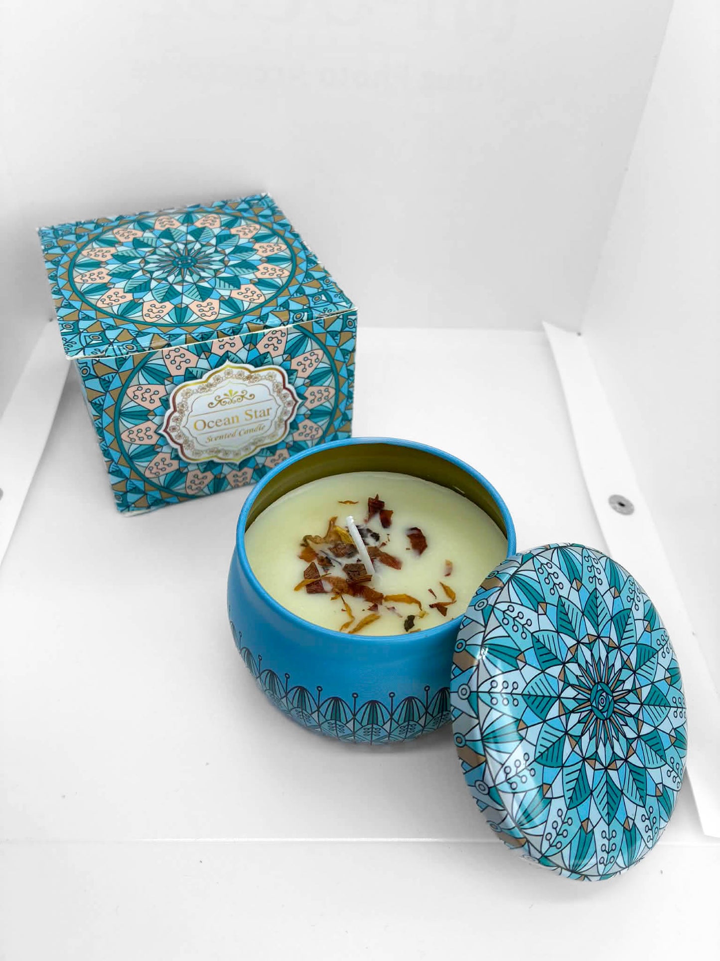 Chandelle de soja aromatisé aux huiles essentielles