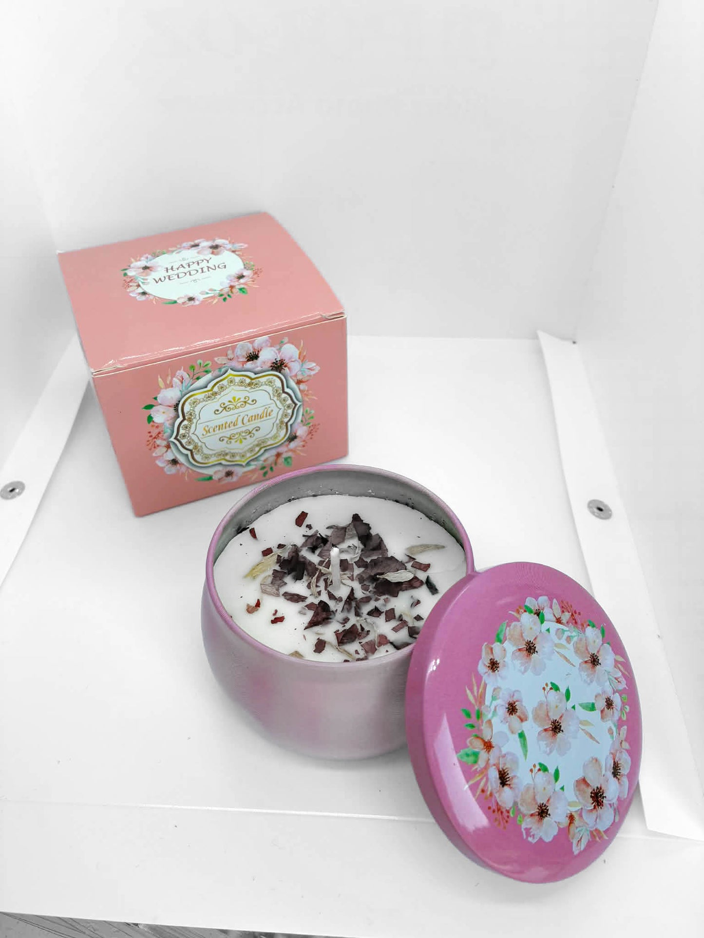 Chandelle de soja aromatisé aux huiles essentielles