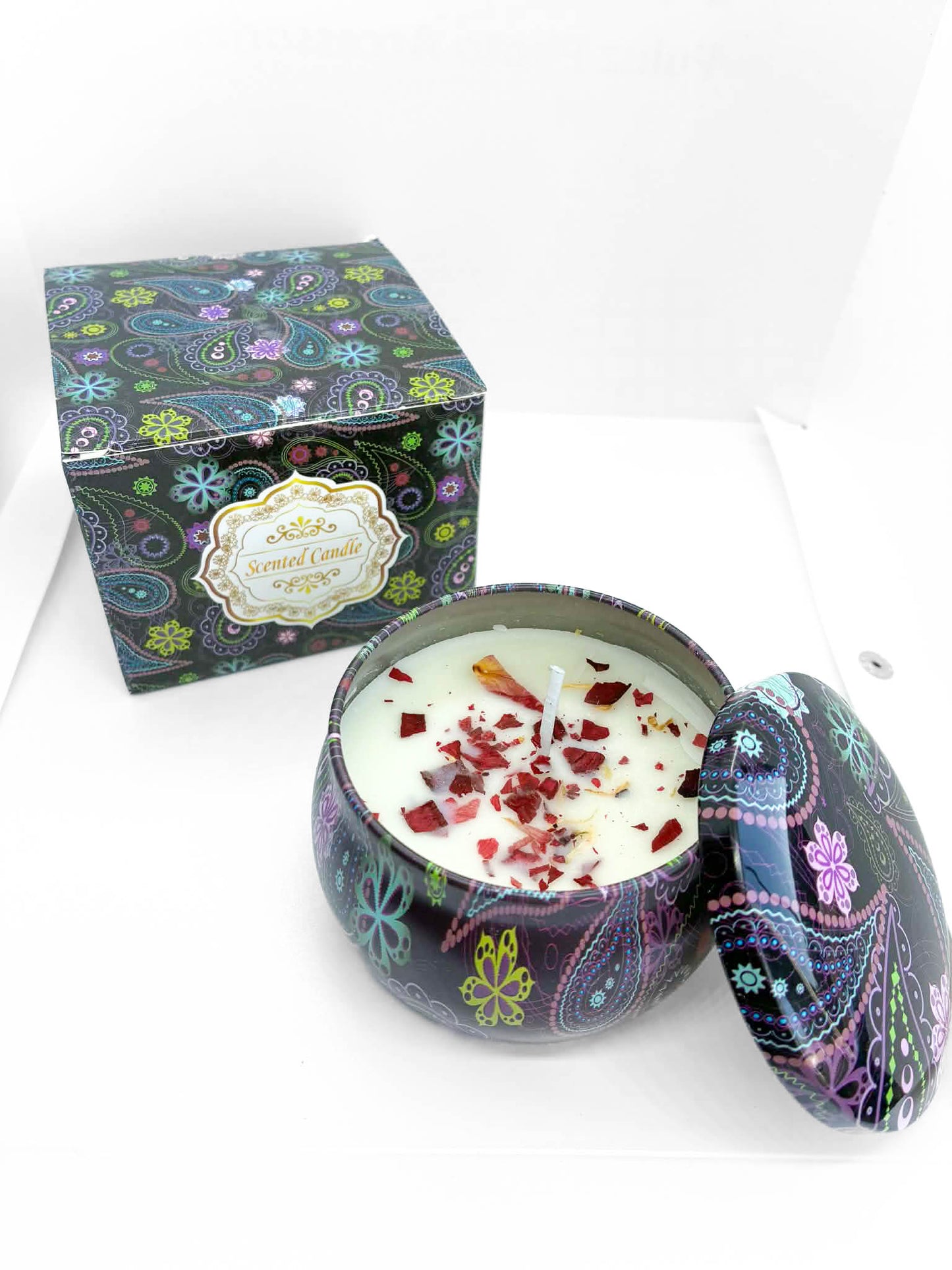 Chandelle de soja aromatisé aux huiles essentielles