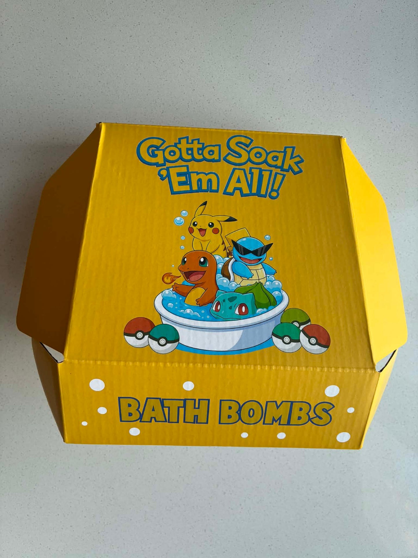 Bombes de bain Pokémon - Ensemble de 9 senteurs