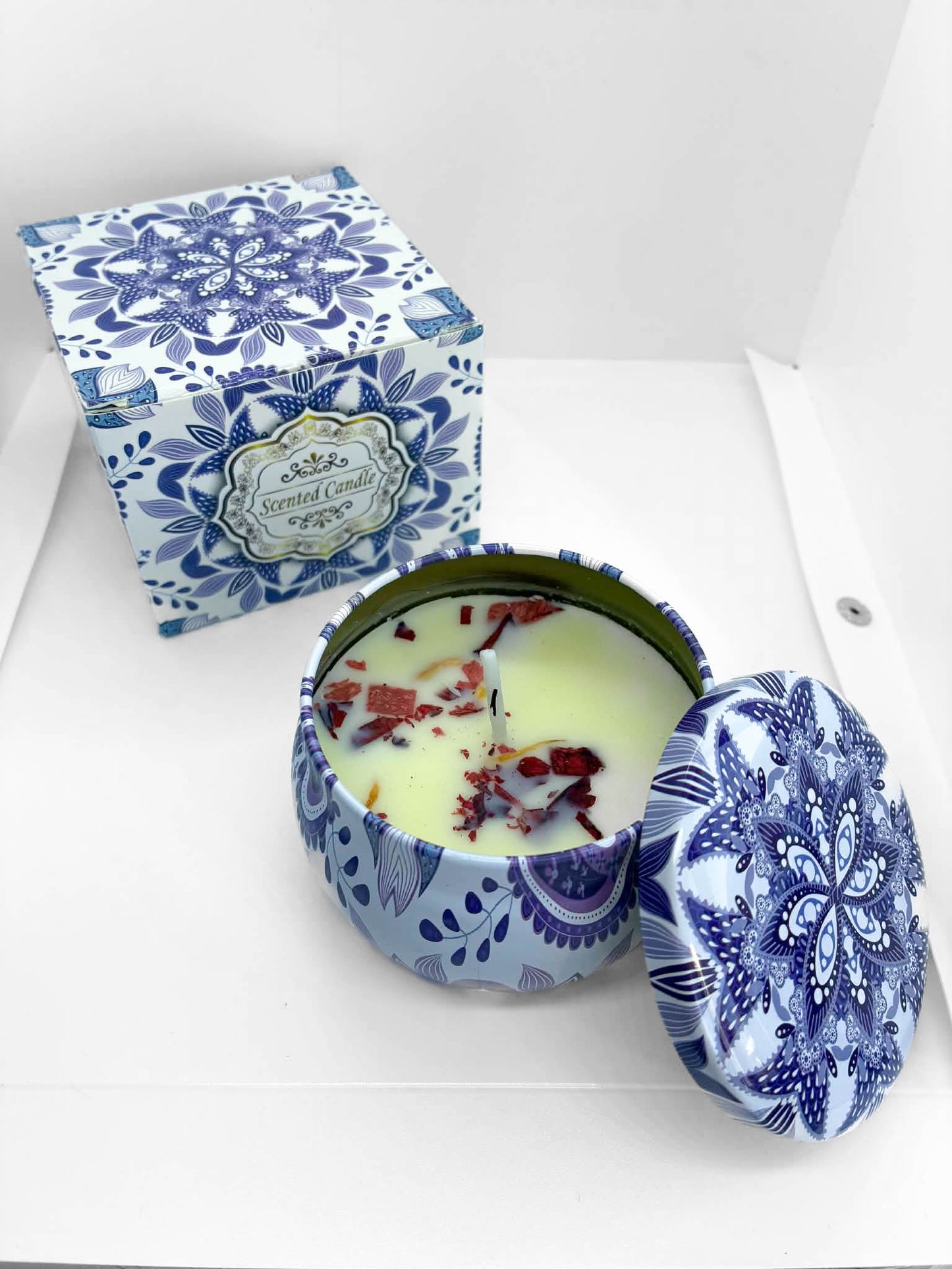 Chandelle de soja aromatisé aux huiles essentielles