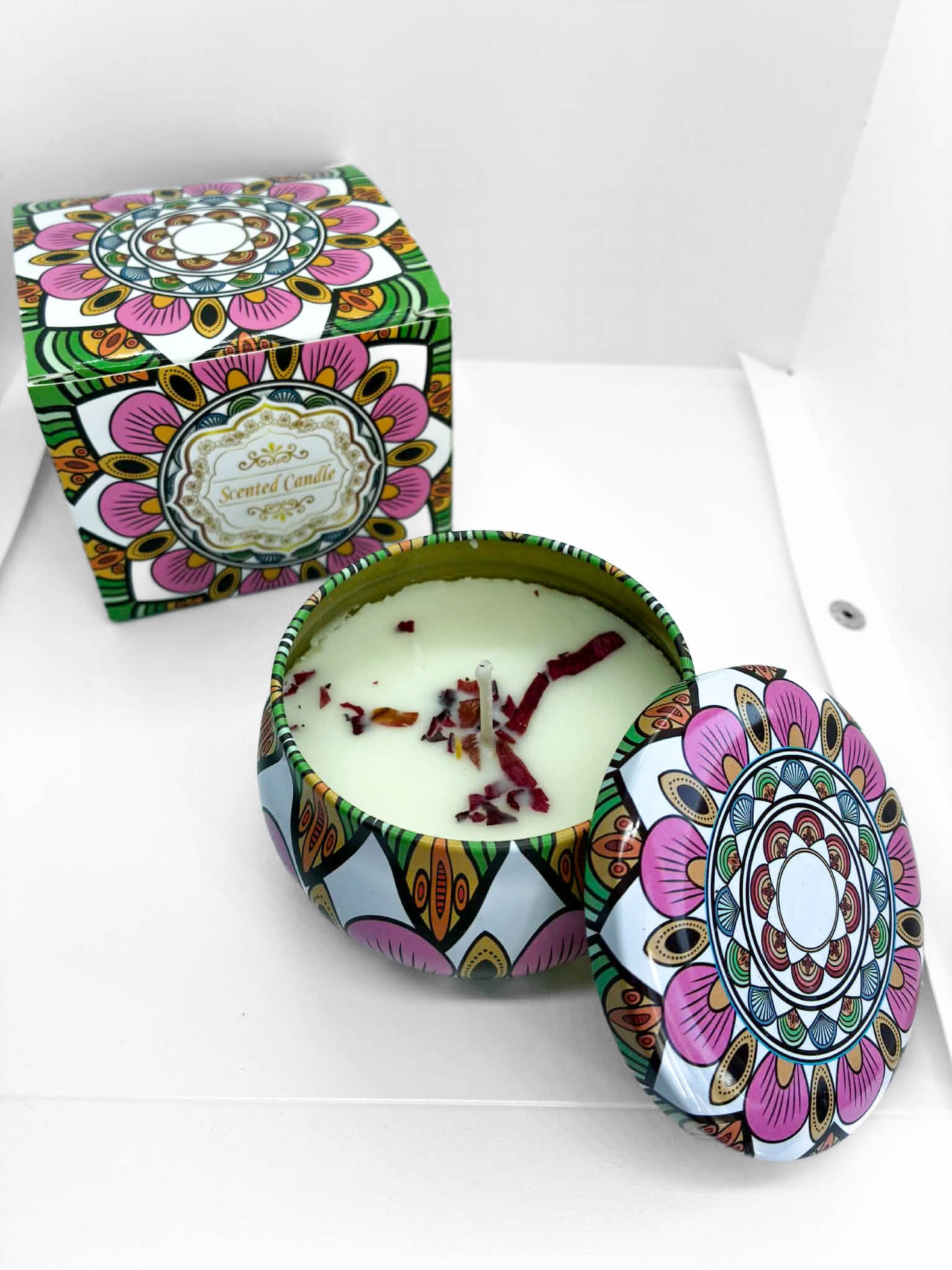 Chandelle de soja aromatisé aux huiles essentielles