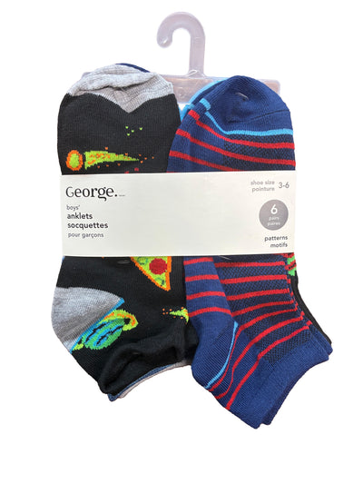 Bas pour garçons - 6 paires - George - Taille 3-6