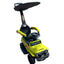 Voiturette pour enfants à pousser avec pare-soleil - Mega Car - Jaune