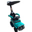 Voiturette pour enfants à pousser avec pare-soleil - Mega Car - Vert
