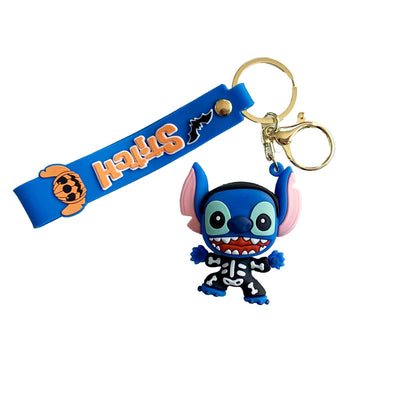 Porte-clé de Stitch en silicone  - Stitch Halloween