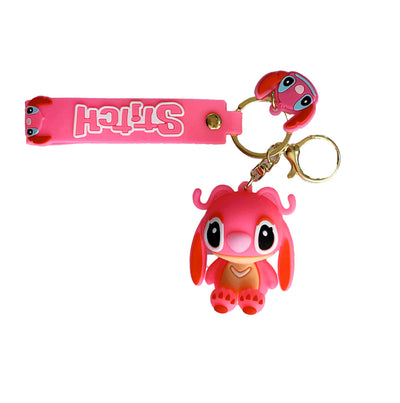 Porte-clé de Stitch en silicone - Angel