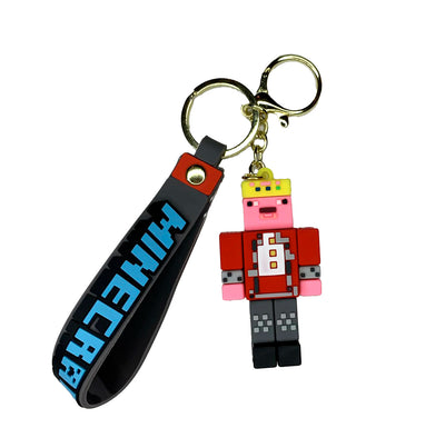 Porte-clé de Minecraft en silicone- Technoblade