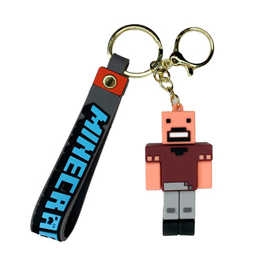 Porte-clé de Minecraft en silicone