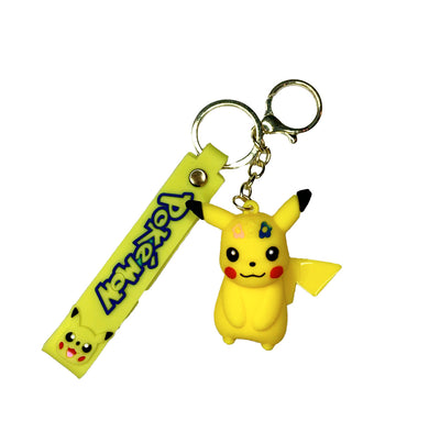 Porte-clé de Pokémon en silicone - Pikachu