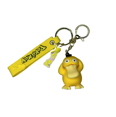 Porte-clé de Pokémon en silicone - Psyduck