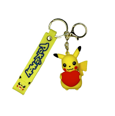 Porte-clé de Pokémon en silicone - Pikachu