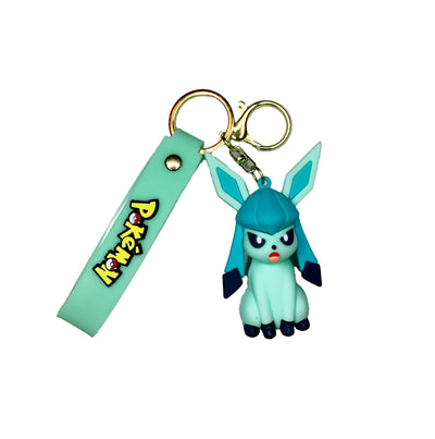 Porte-clé de Pokémon en silicone - Glaceon