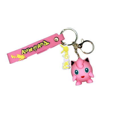 Porte-clé de Pokémon en silicone - Jigglypuff