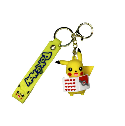 Porte-clé de Pokémon en silicone - Pikachu