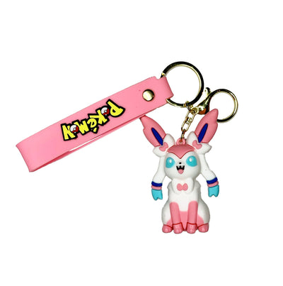 Porte-clé de Pokémon en silicone - Sylveon