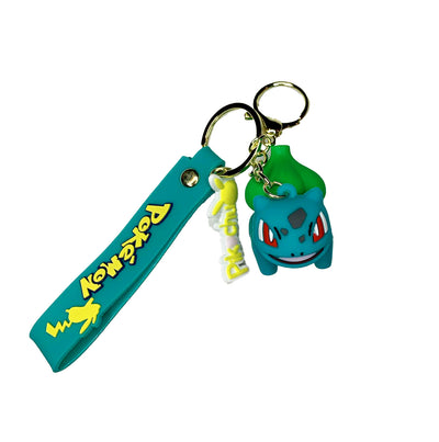 Porte-clé de Pokémon en silicone - Bulbasaur
