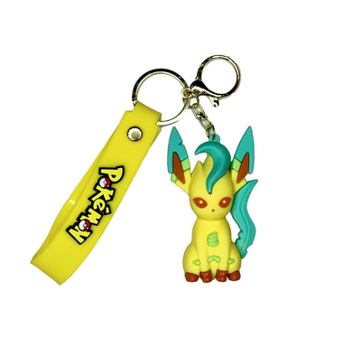 Porte-clé de Pokémon en silicone - Leafeon