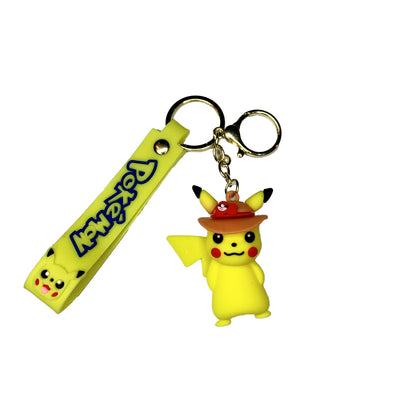 Porte-clé de Pokémon en silicone - Pikachu