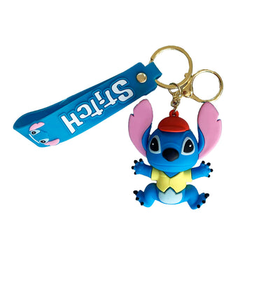 Porte-clé de Stitch en silicone - Stitch en habit