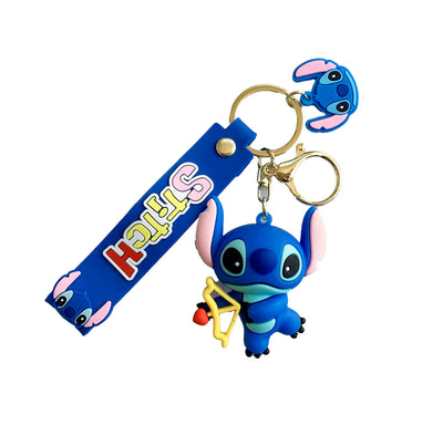 Porte-clé de Stitch en silicone - Stitch cupidon