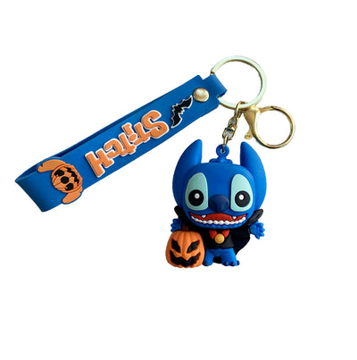 Porte-clé de Stitch en silicone - Stitch Halloween