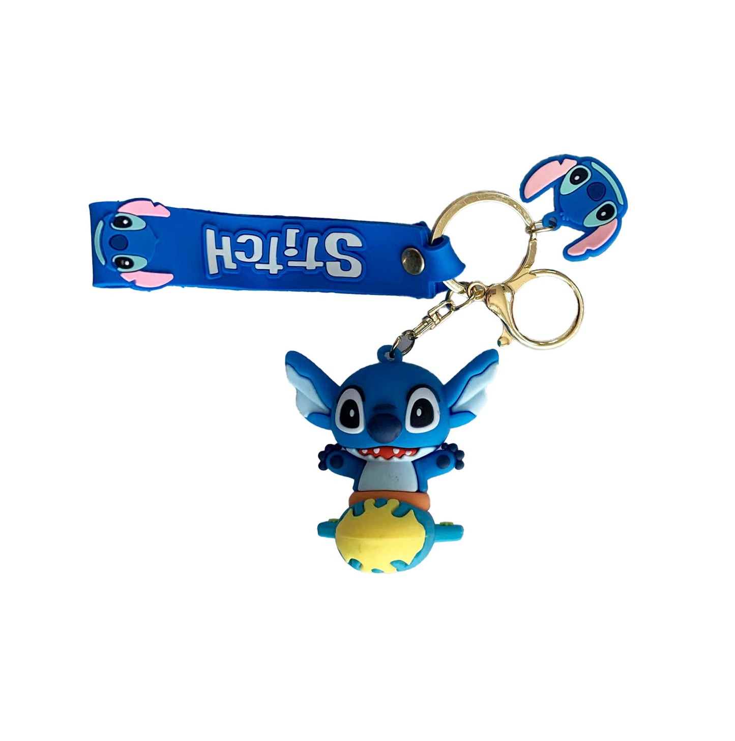 Porte-clé de Stitch en silicone - Stitch Fusée