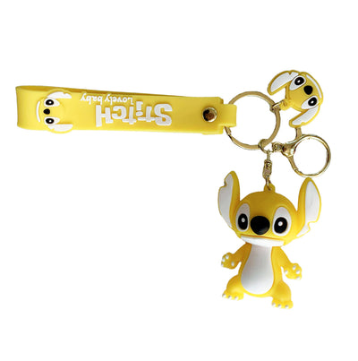 Porte-clé de Stitch en silicone - Stitch Yellow