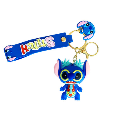Porte-clé de Stitch en silicone - Stitch Hawaii