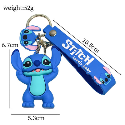 Porte-clé de Stitch en silicone - Angel