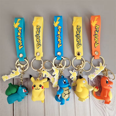 Porte-clé de Pokémon en silicone - Psyduck